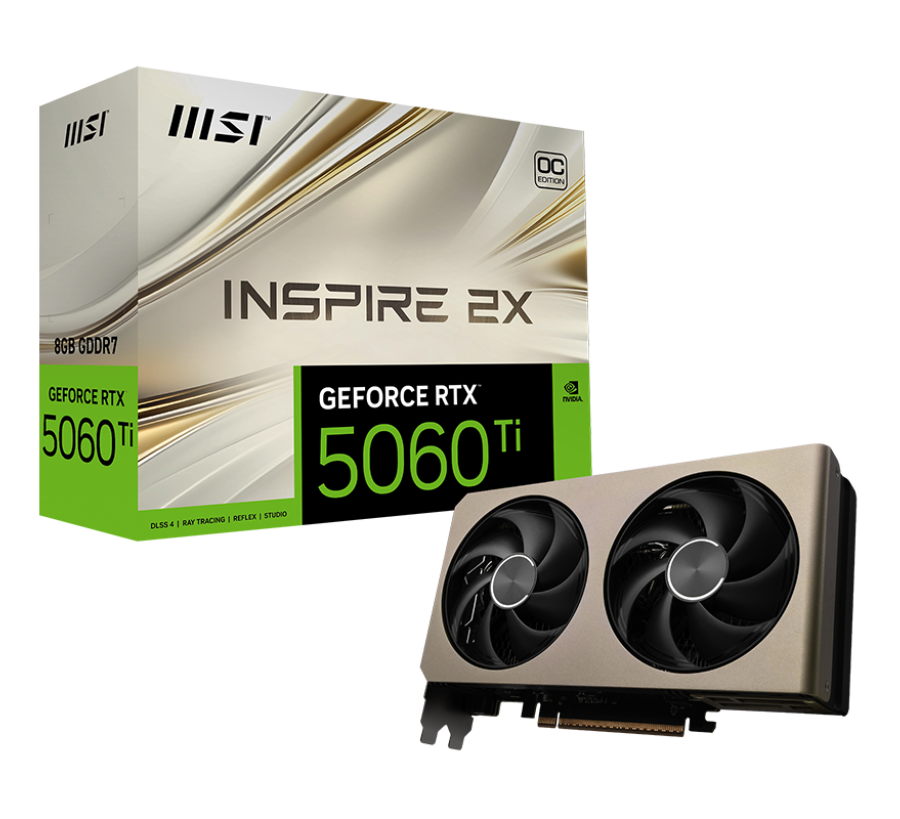 Видеокарта/ GeForce RTX 5060 Ti 8G INSPIRE 2X OC