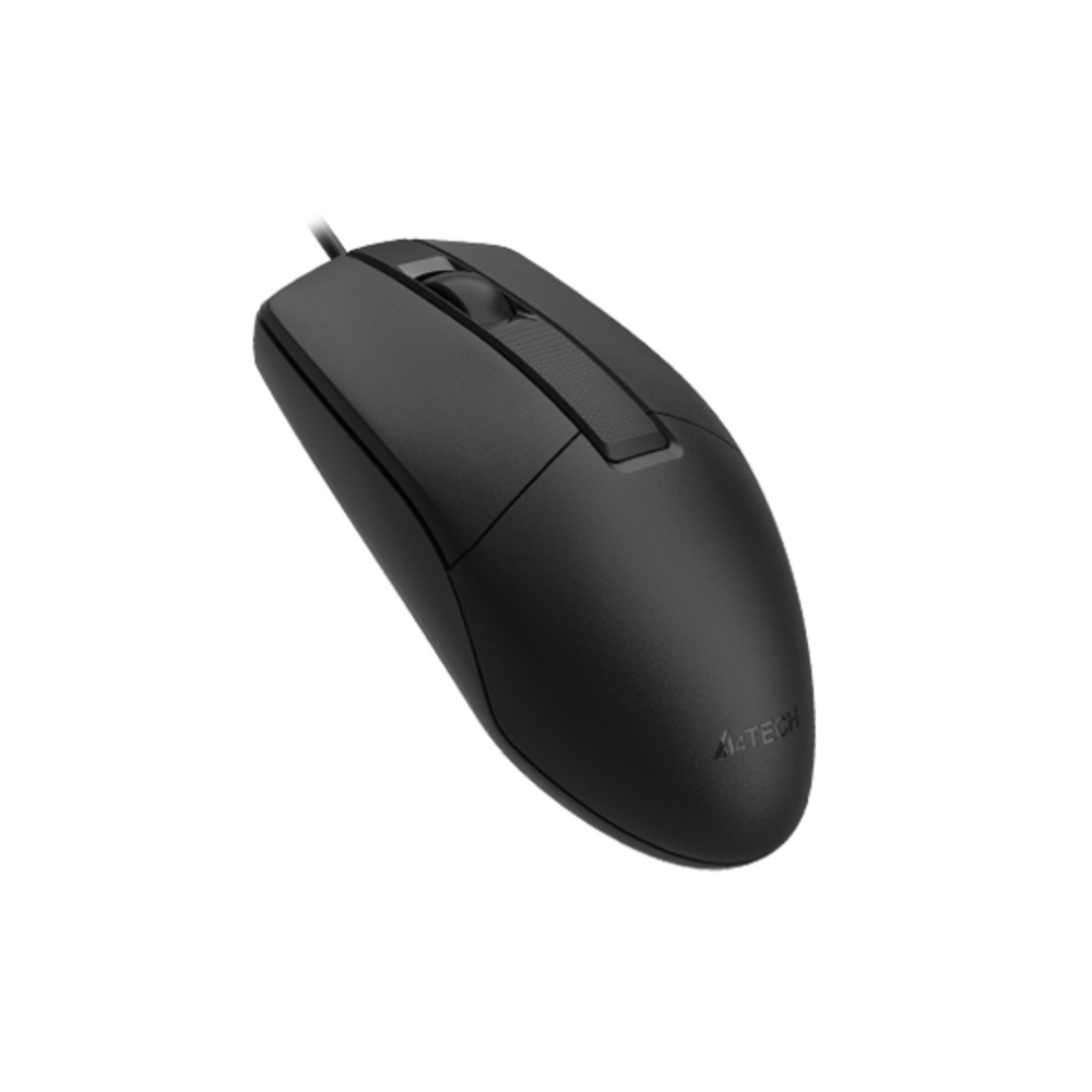 Мышь A4Tech OP-330 черный оптич. 1200dpi USB 3but (OP-330 (BLACK))