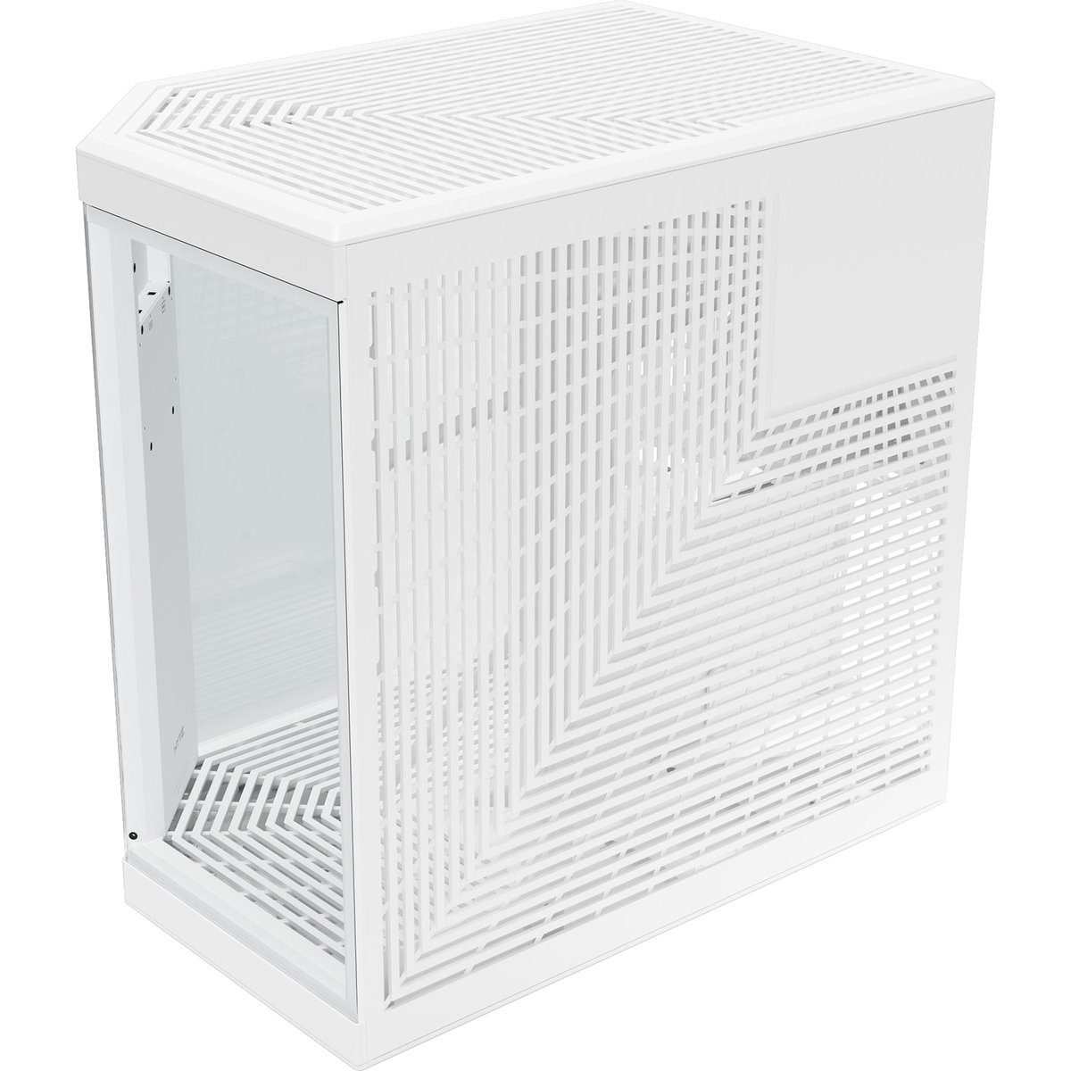 Корпус без блока питания/ Case HYTE Y70 Touch Infinite, Midi-Tower, TG, LCD, no fans, 2xUSB-A 3.2, 1xUSB Type-C, E-ATX, ATX, mATX, mITX White Snow