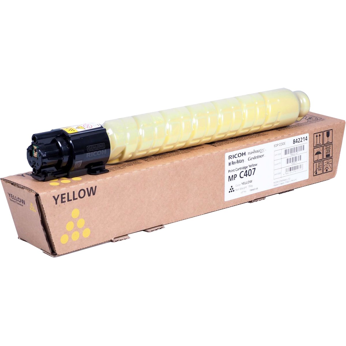 Тонер-картридж тип MP C407 желтый (8000 стр) Ricoh Aficio MP C407SPF 842214