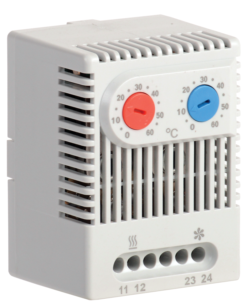 Термостат двухканальный  от 0 до +60°C NO+NC IEK