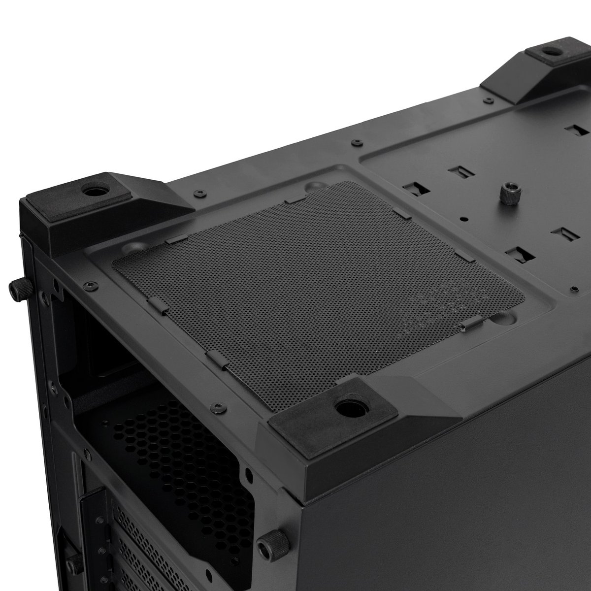 Корпус без блока питания/ Case HSPD M320, Mesh Mini-tower, Black, slide TG, 0.45 SPCC, 2x140mm ARGB (M11-140)+1x120mm ARGB (M11-120) mATX, mITX 160/340/184mm 2x2.5", 2x3.5", 4xPCI 2xUSB-A 3.0, 1xUSB-A 1.0 390x200x385mm
