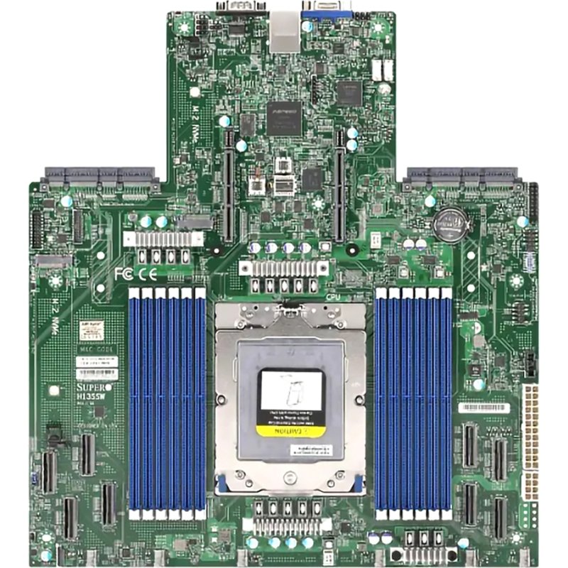 Платформа для сервера/ Supermicro Storage Server ASG-2015S-E1CR24L 2U (1x AMD EPYC 9004/9005 / 12x DDR5 RDIMM / 24x HS 3.5" SATA/SAS* / 2x HS 2.5" SATA rear / 2x M.2 NVMe (up to 22110) / 2x PCIe 5.0 x16 / 2x PCIe 5.0 x8 / no LAN (2x AIOM with OCP 3.0 support) / 2x 1600W Power)