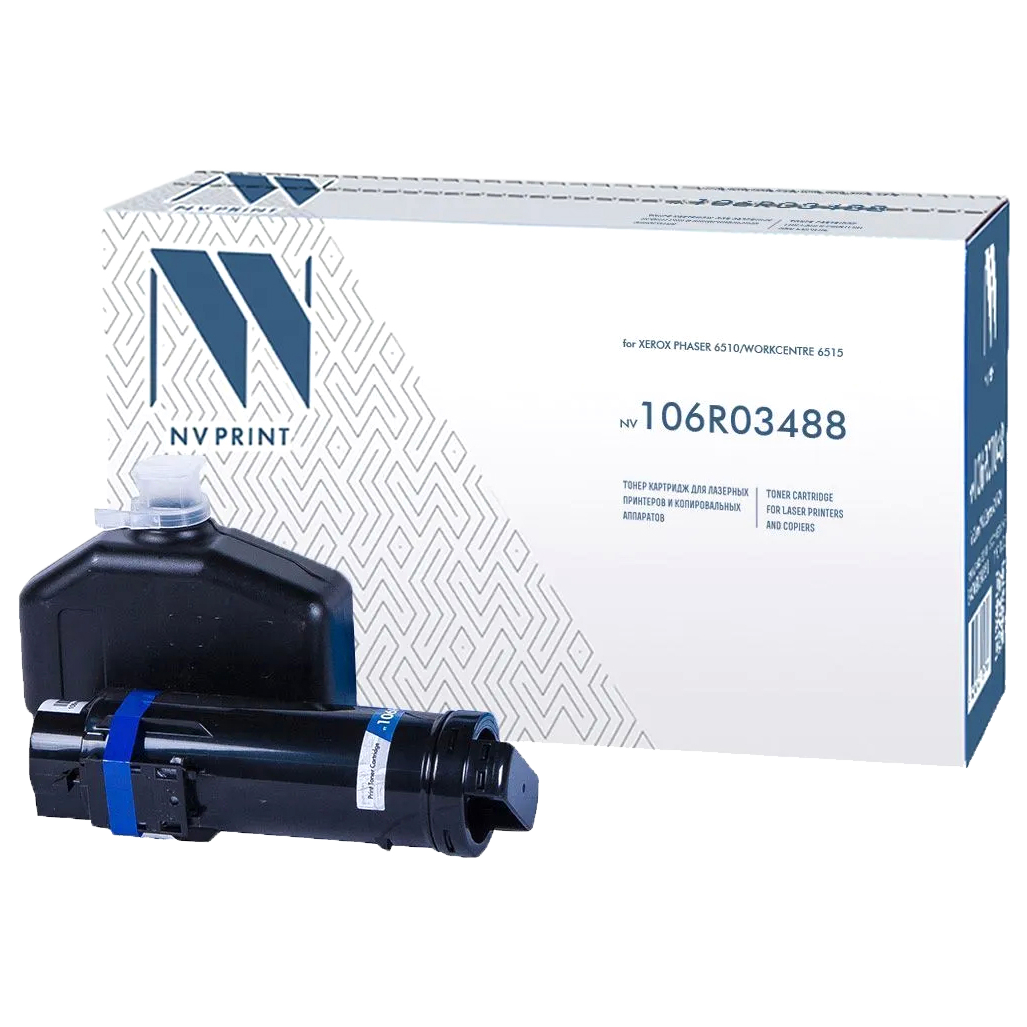 -/ Тонер-картридж NVP NV-106R03488 Black для Xerox Phaser 6510/WorkCentre 6515 (5500k)