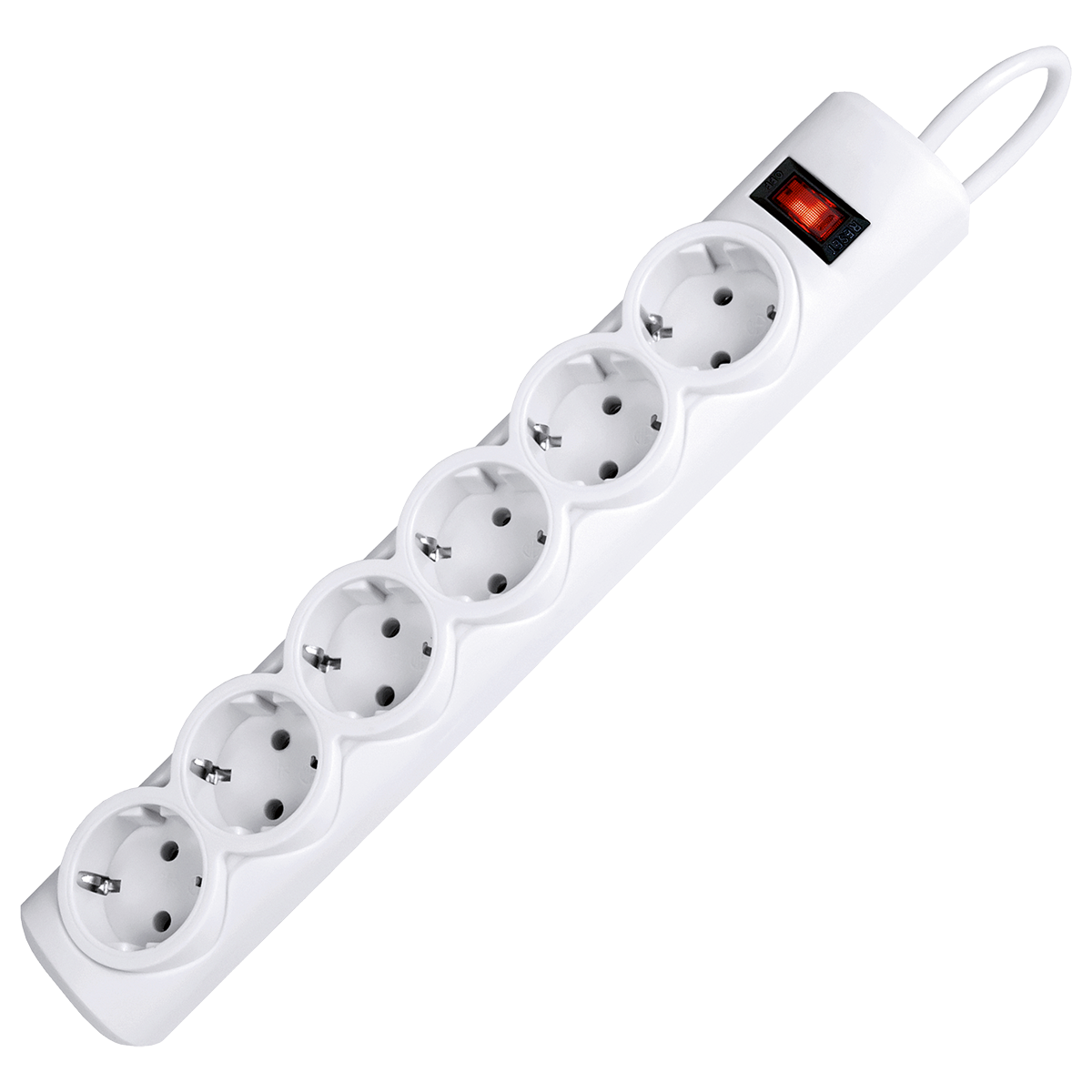 Сетевой фильтр Defender DFS 151 1,8 м, белый, 6 розеток/ Surge Protector Defender DFS 151 1,8m, white, 6 outlets