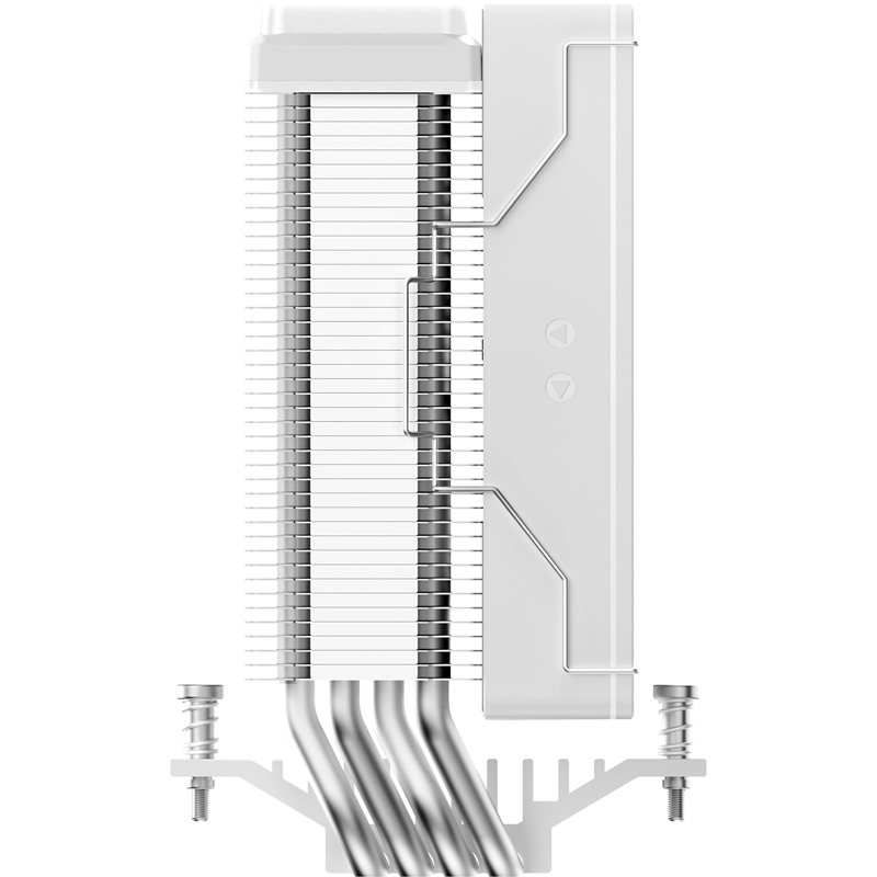 Кулер для процессора/ CPU Cooler Ocypus Delta A40 SE WH ARGB (190W, 4-pin PWM, 147mm, Al/Cu, 4x6mm, ARGB, 1x120mm, 60CFM, 31dBA, 1800RPM, S: 1851/1700/1200/115X, AM5/AM4, white)