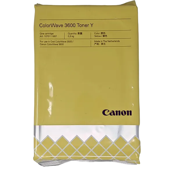 Тонер лазерный Canon ColorWave 3600 Toner Y (3281C001) желтый для Canon Oce ColorWave 3600