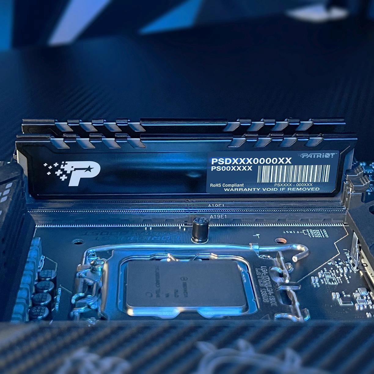 Оперативная память DDR5 16GB 5600MHz Patriot PSP516G560081H1 Signature Premium RTL PC5-44800 CL46 DIMM 288-pin 1.1В single rank с радиатором Ret [PSP516G560081H1]