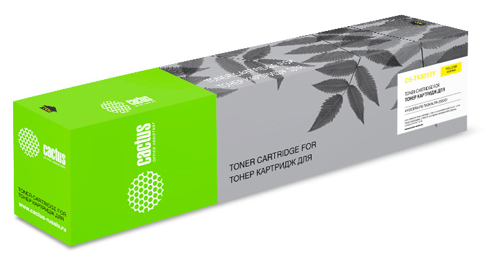 -/ Картридж лазерный Cactus CS-TK8315Y TK-8315Y желтый (6000стр.) для Kyocera FS-Taskalfa-2550CI