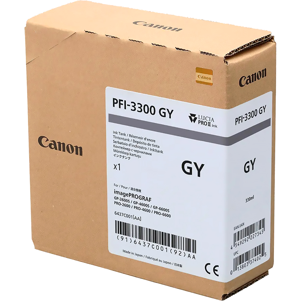 Картридж струйный Canon INK PFI-3300 GREY
