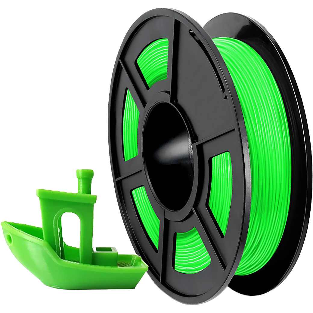 -/ Филамент NVPRINT TPU Green для 3D печати диаметр 1.75мм  длина 165 метров  масса 0,5 кг