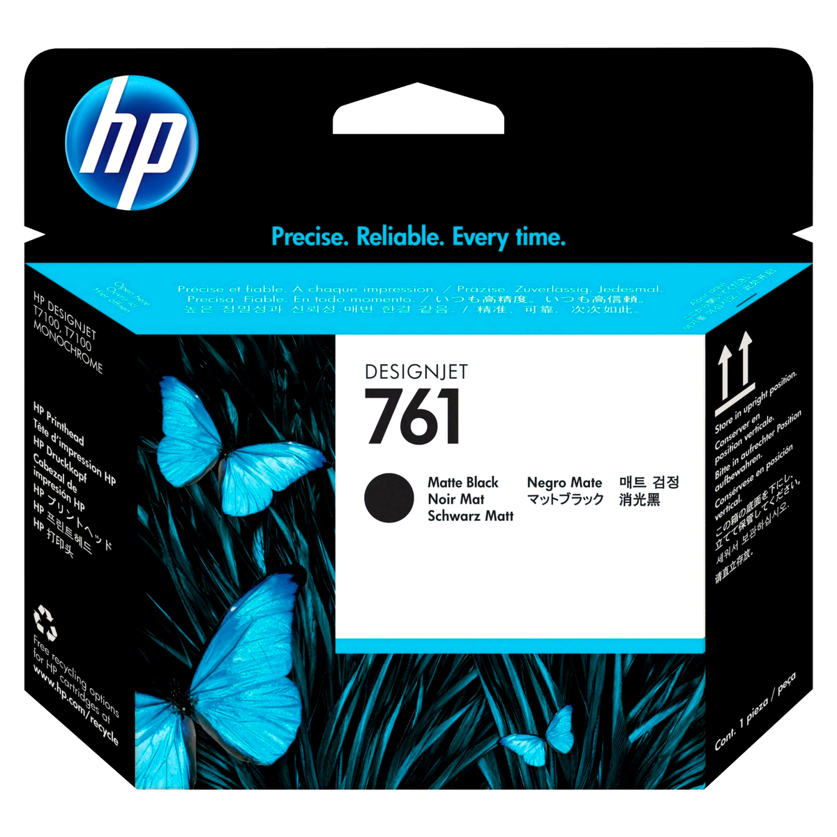 Печатающая головка Печатающая головка HP 761 для Designjet T7100/T7200, матово-черный