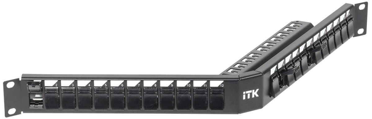 PP24-1UMF ITK 1U Модульная патч-панель FTP, 24 порта