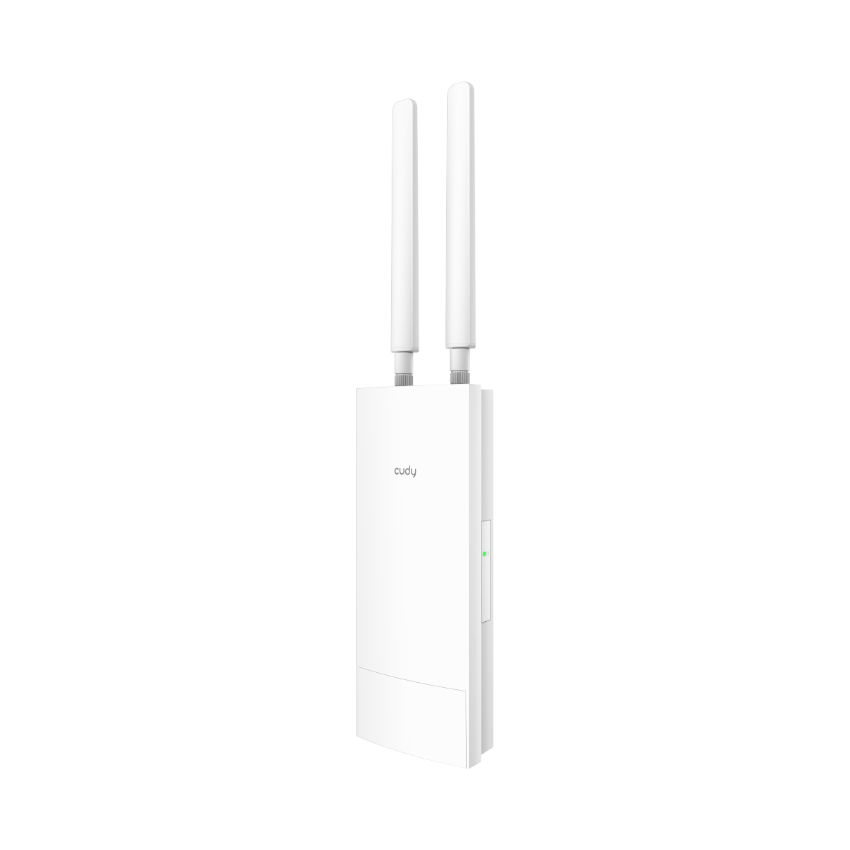 Точка доступа/ AX3000 High Power WiFi 6 Gigabit Outdoor Access Point, 2402Mbps at 5GHz + 574Mbps at 2.4GHz, 1 x Gigabit RJ45, 2 Detachable Antennas, 802.3at/802.3af PoE or 48V passive PoE, IP65 Waterproof, lightning protection, 48V passive PoE adapter included, - 40 ~ 70 Operating Temperature, Surge/Lightning Protection, Cudy Mesh Support