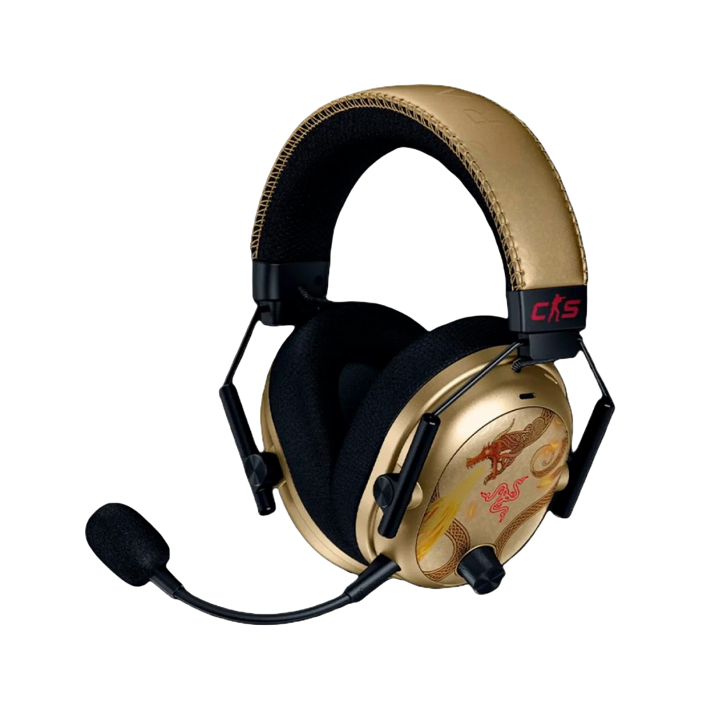Гарнитура Razer BlackShark V3 Pro Counter-Strike 2 Edition чёрный, беспроводная + проводная, радиоканал, до 70 ч