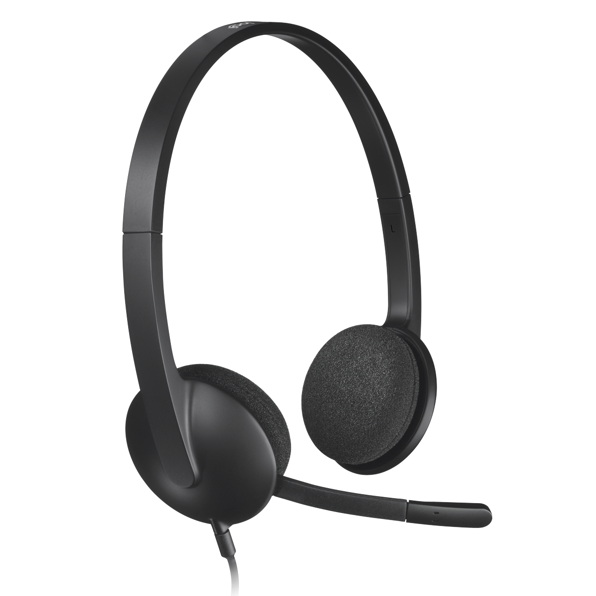 Гарнитура Logitech 981-000475, H340, USB, проводная