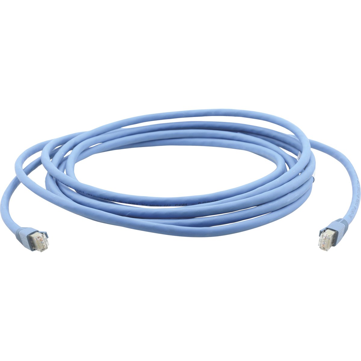 Патч-корд U/FTP кат.6a, 3м, RJ45, синий, Kramer (C-UNIKat-10)
