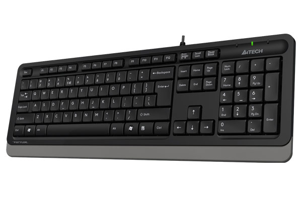 Клавиатура A4Tech Fstyler FK10 черный/серый USB (FK10 GREY)