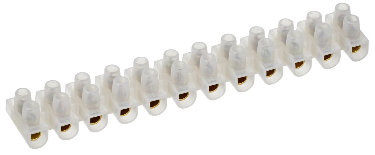 Колодка клеммная ЗВИ-30 6-16кв.мм 12 пар IEK UZV1-030-10