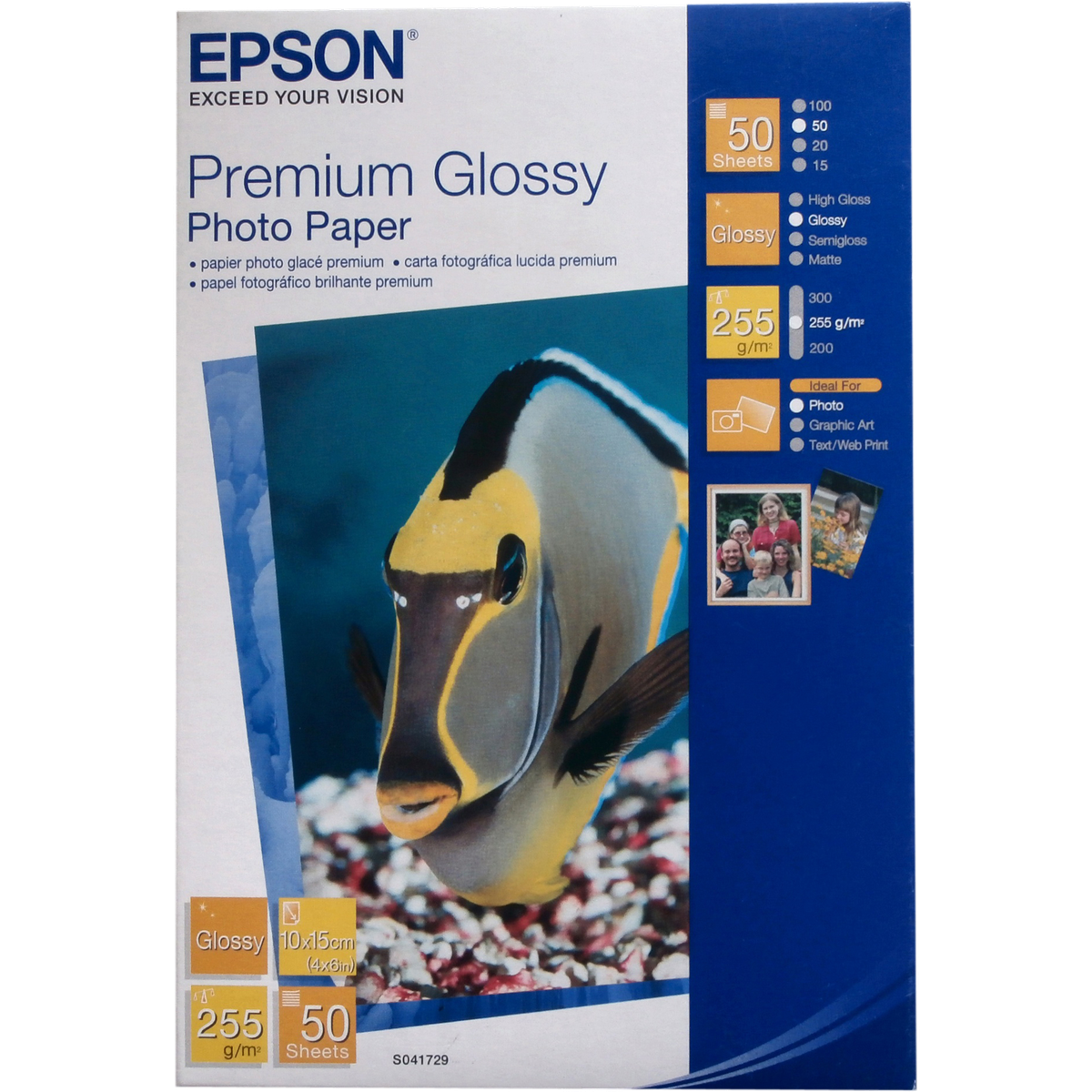 Бумага/ Epson PremiumGlossyPhotoPaper100x150
