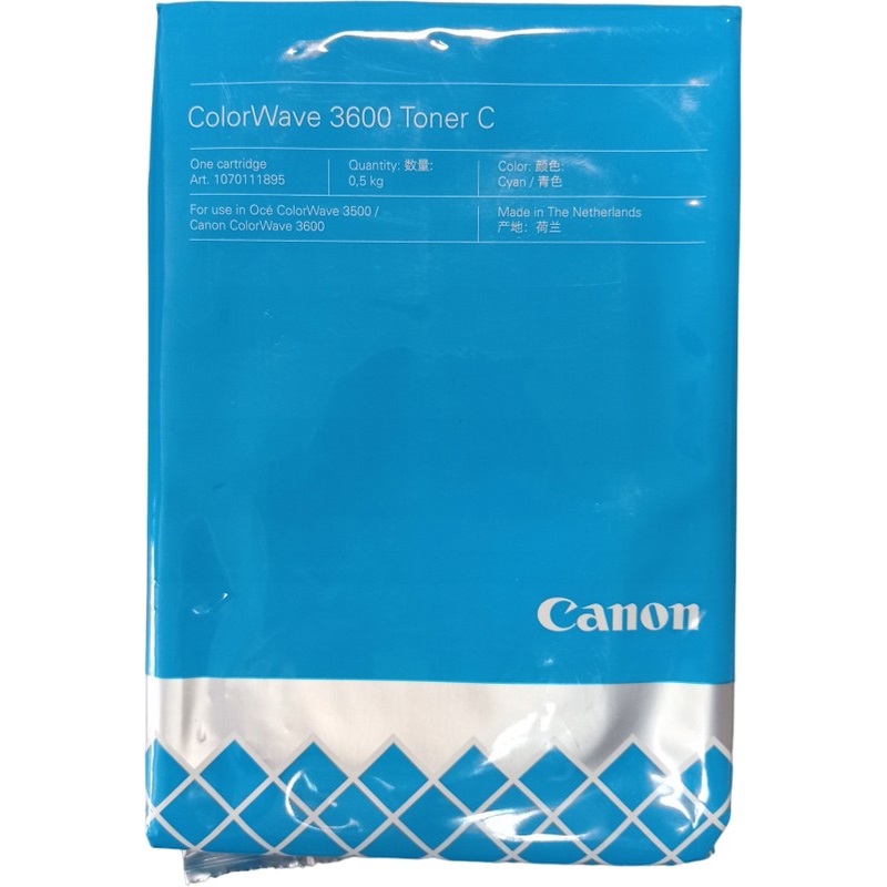 Тонер лазерный Canon ColorWave 3600 Toner C (3281C002) голубой для Canon Oce ColorWave 3600