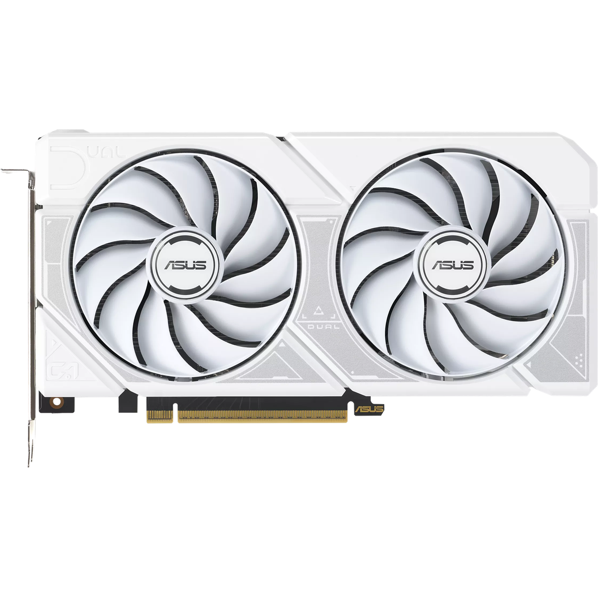 Видеокарта ASUS GeForce RTX 5060 Ti 8G DUAL White, NVIDIA RTX 5060 Ti, 8 ГБ GDDR7, 128 бит, PCI-e 5.0, 1xHDMI, 3xDP, 2632 МГц
