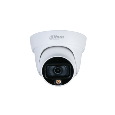 Уличная купольная IP-видеокамера Full-color, 2Мп; 1/2.8 CMOS; объектив 2.8мм; чувствительность 0.0017лк@F1.0 сжатие: H.265+ H.265 H.264+ H.264 MJPEG; 2 потока до 2Мп@25к/с; LED-подсветка до 30м; встроенный микрофон; защита: IP67; питание: 12В(DC) PoE