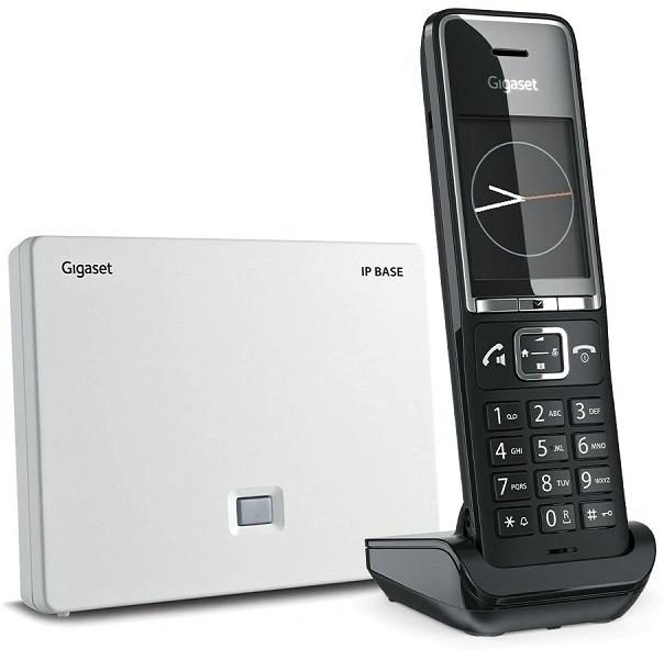 <121807> IP-телефон Gigaset Comfort 550A IP BASE Rus черный [S30852-H3037-R104]