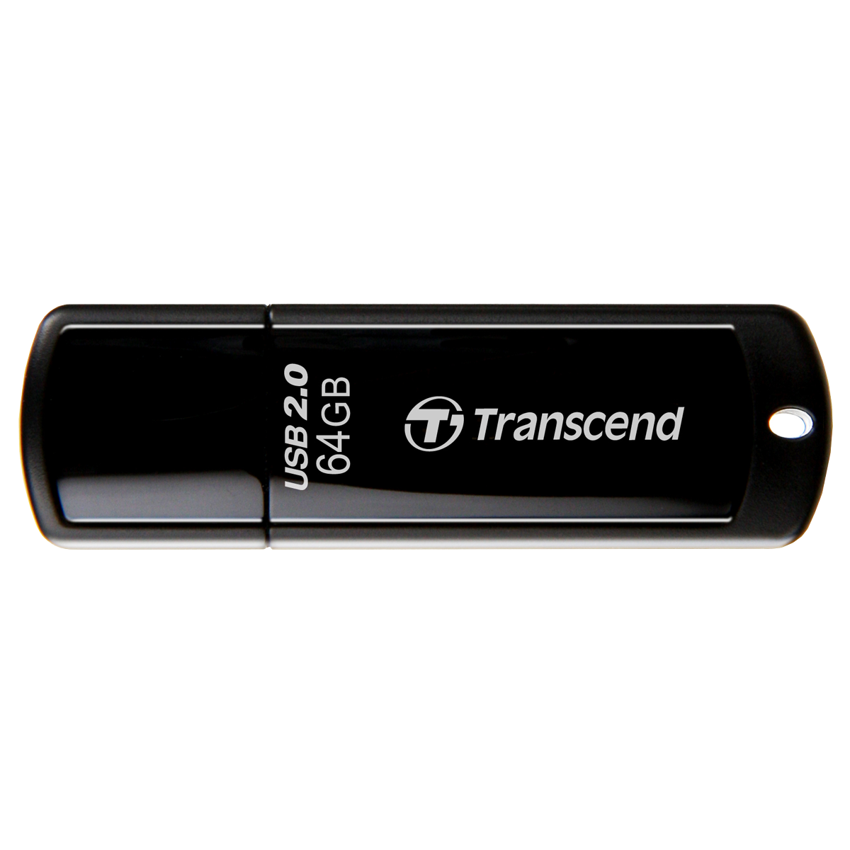 USB накопитель Transcend - JetFlash 350, USB Type A (USB 2.0), 64 ГБ, цвет чёрный, TS64GJF350