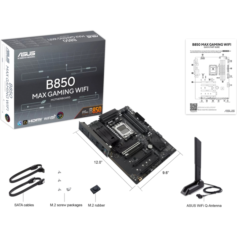 Материнская плата/ B850 MAX GAMING WIFI