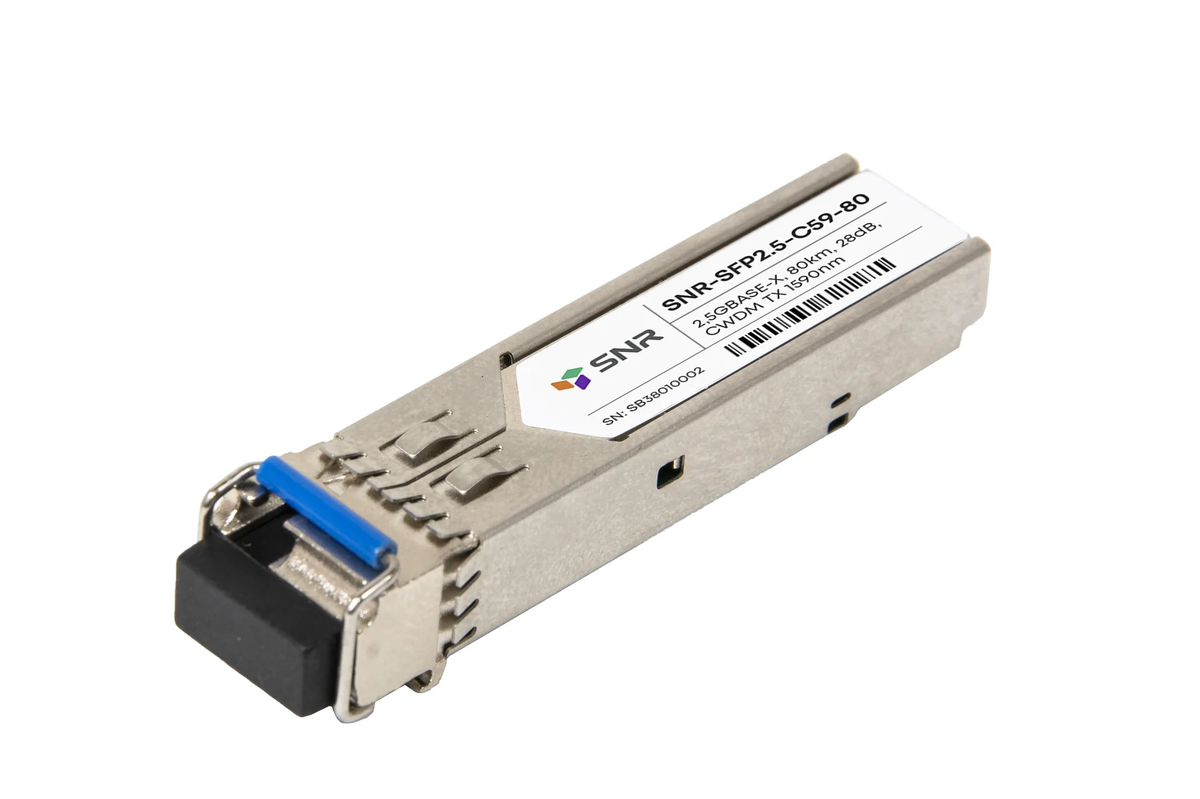 Модуль/ Модуль SFP 2.5G CWDM оптический, дальность до 80км (28dB), 1590нм