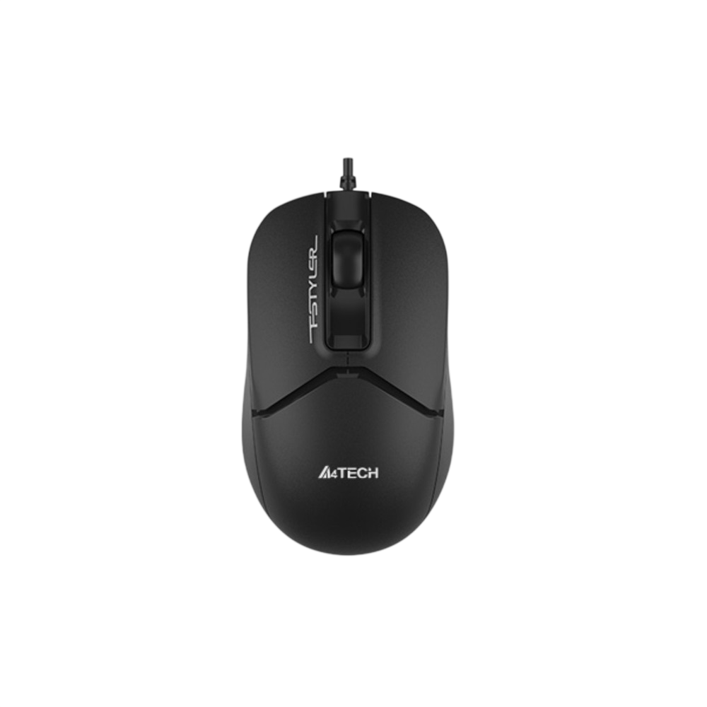 Мышь A4Tech Fstyler FM12 черный оптич. 1200dpi USB 3but (FM12 BLACK)