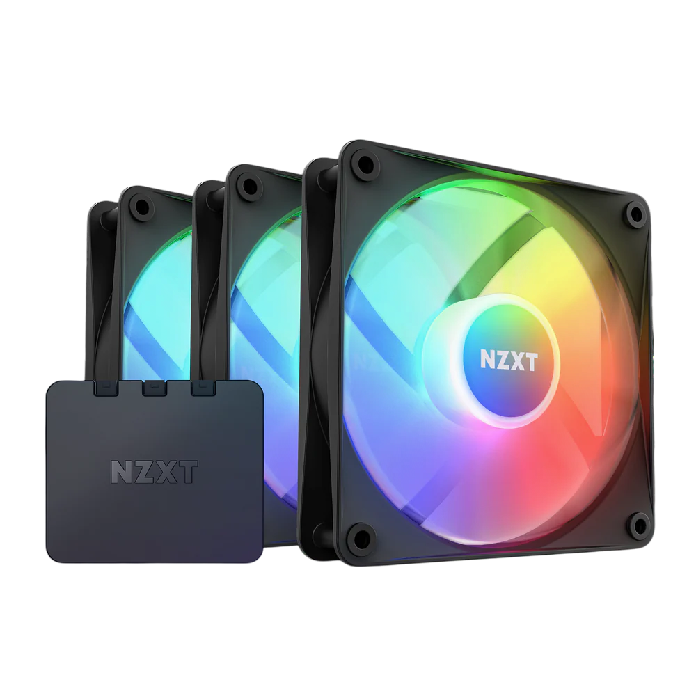 Вентилятор NZXT RF-C12TF-B1, F120 RGB Core, 3шт, 120мм, PWM