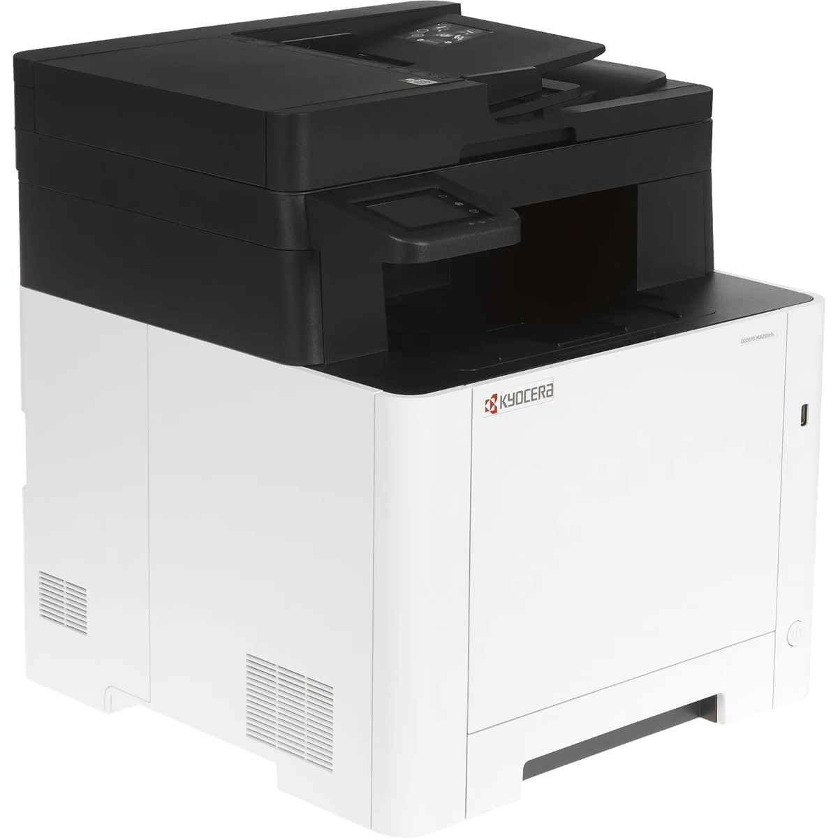 110C233NL0 - МФУ лазерное Kyocera ECOSYS MA2101cfx (A4), цветное, Printer/Scanner/Copier/Fax, 1200x1200 dpi, 21 ppm, 1 Gb, 1 GHz, tray 50+250 sheets, ADF 50 sheets, USB+Ethernet, Duplex, 2.7" touchscreen, drum 100k, starter toner