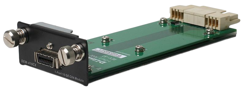 D-Link DEM-410CX PROJ Модуль для коммутаторов DGS-34xx или DGS-36xx с 1 портом СХ4 10 Gigabit Ethernet