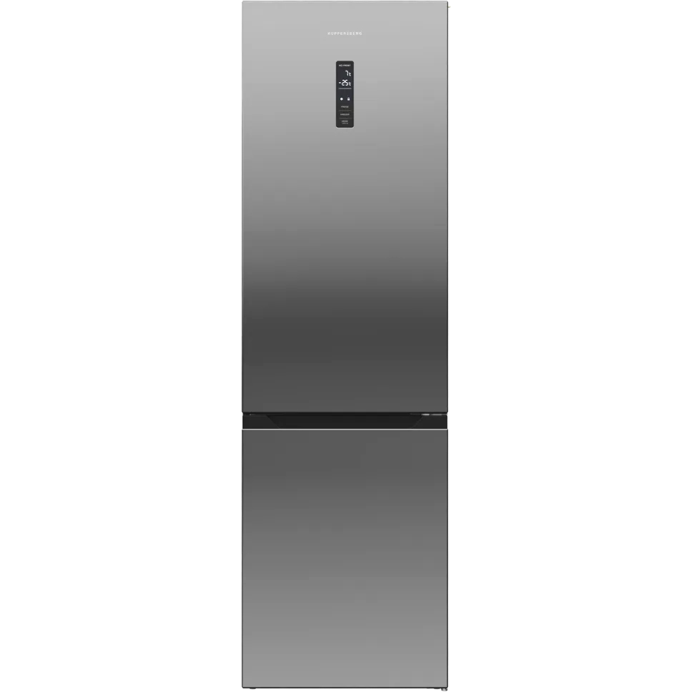 Холодильник KUPPERSBERG/ Холодильник KUPPERSBERG, High-Tech, отдельностоящий, объем 401 л (276+125), инверторный компрессор, электронное управление, Total No Frost, LED дисплей, LED подсветка, супер заморозка, супер охлаждение, зона свежести, режим отпуск, энергоэффективность А++, цвет нержавеющая сталь