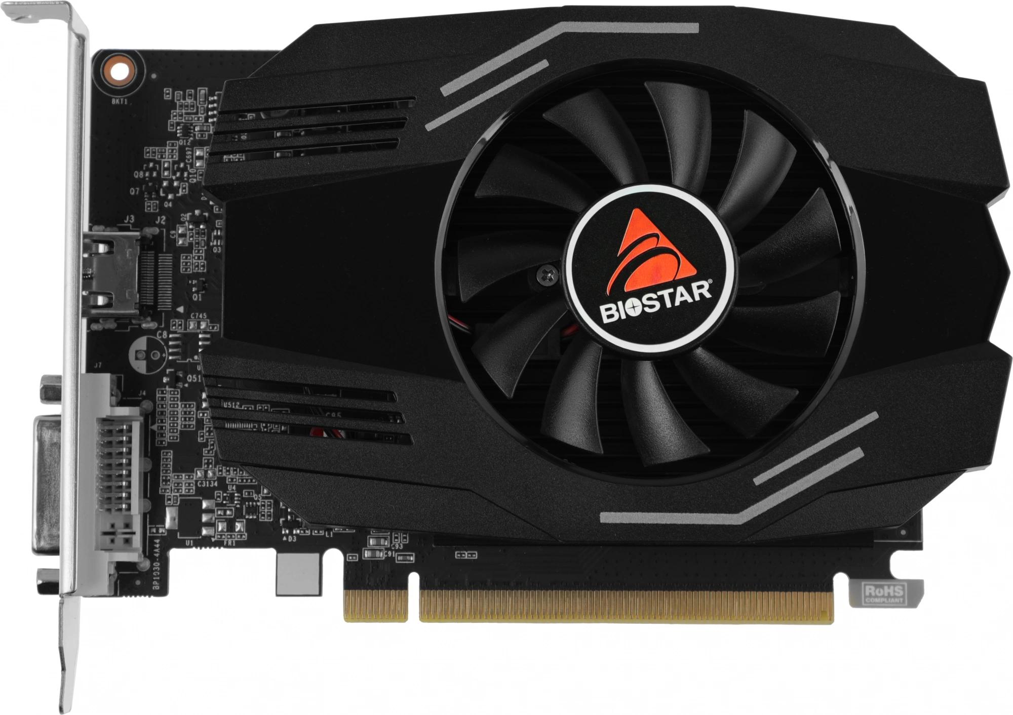 Видеокарта Biostar PCI-E 4.0 VN1034TB46 NVIDIA GeForce GT 1030 4Gb 64bit DDR4 1152/2000 DVIx1 HDMIx1 HDCP Ret [VN1034TB46]