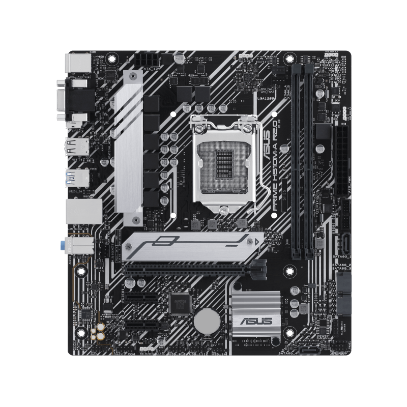 Материнская плата ASUS PRIME H510M-A R2.0 LGA1200 mATX 2xDDR4 PCIEx16 2xPCIEx1 M.2 DP HDMI VGA GLAN