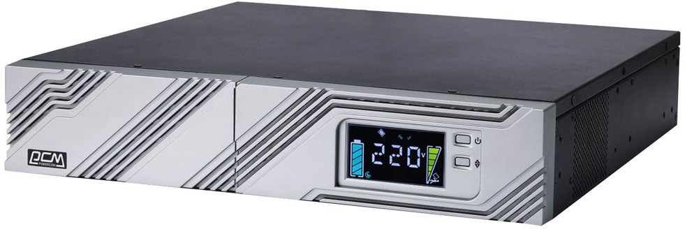 ИБП SRT-1000A, линейно-интерактивный, 1000ВА, 900Вт, LCD, Rack/Tower, 8 розеток IEC320 C13 с резервным питанием, USB, RS-232, слот под SNMP карту, EPO, защита RJ45, ШхГхВ 428х453х84мм., вес 16.8кг./ UPS POWERCOM SRT-1000A, line-interactive, 1000VA, 900W, LCD, Rack / Tower, 8 IEC320 C13 sockets with redundant power supply, USB, RS-232, SNMP card slot, EPO, RJ45 protection, WxDxH 428x453x84mm., Weight 16.8kg .