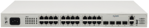 Коммутатор/ Управляемый стекируемый Ethernet коммутатор L2+ N3COM ACS1700-24T4X, 1U, 24 х 1G(RJ45), 4 х 10G(SFP+), 220 V AC, без вентилятора охлаждения, с температурным диапазоном от -30 до 70 град