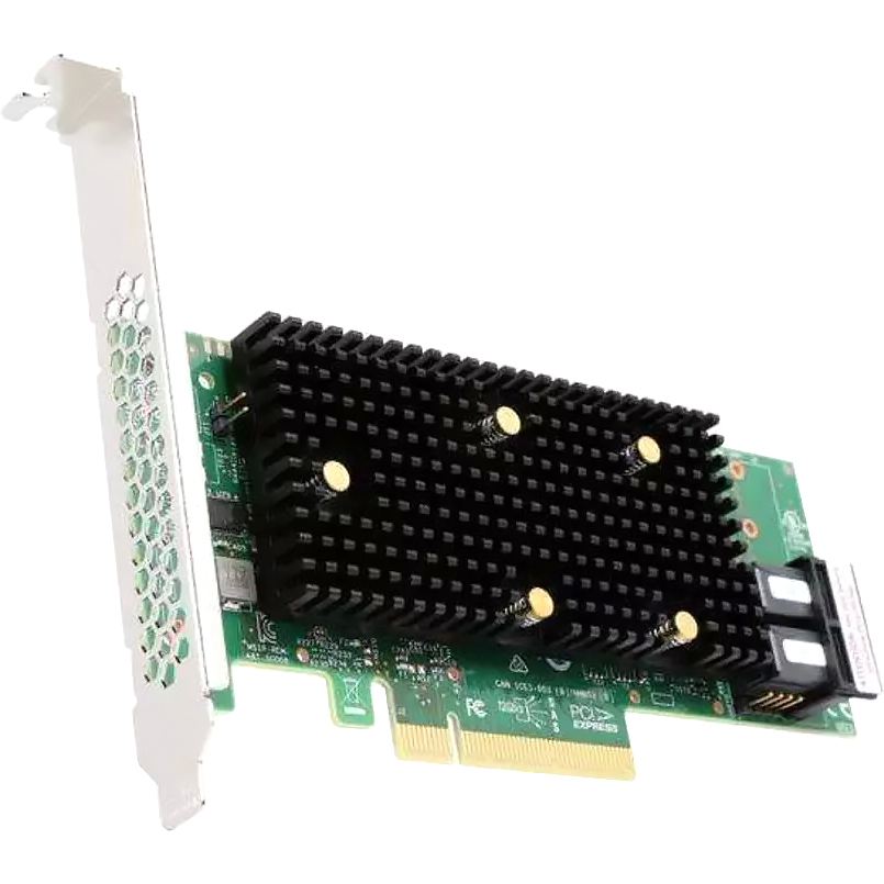 Контроллер MegaRAID 9440-8i SGL (05-50008-02), PCIe 3.1 x8 LP, SAS/SATA/NVMe, RAID 0,1,5,6,10,50,60, 8port(2 * int SFF8643), 3408 IOC