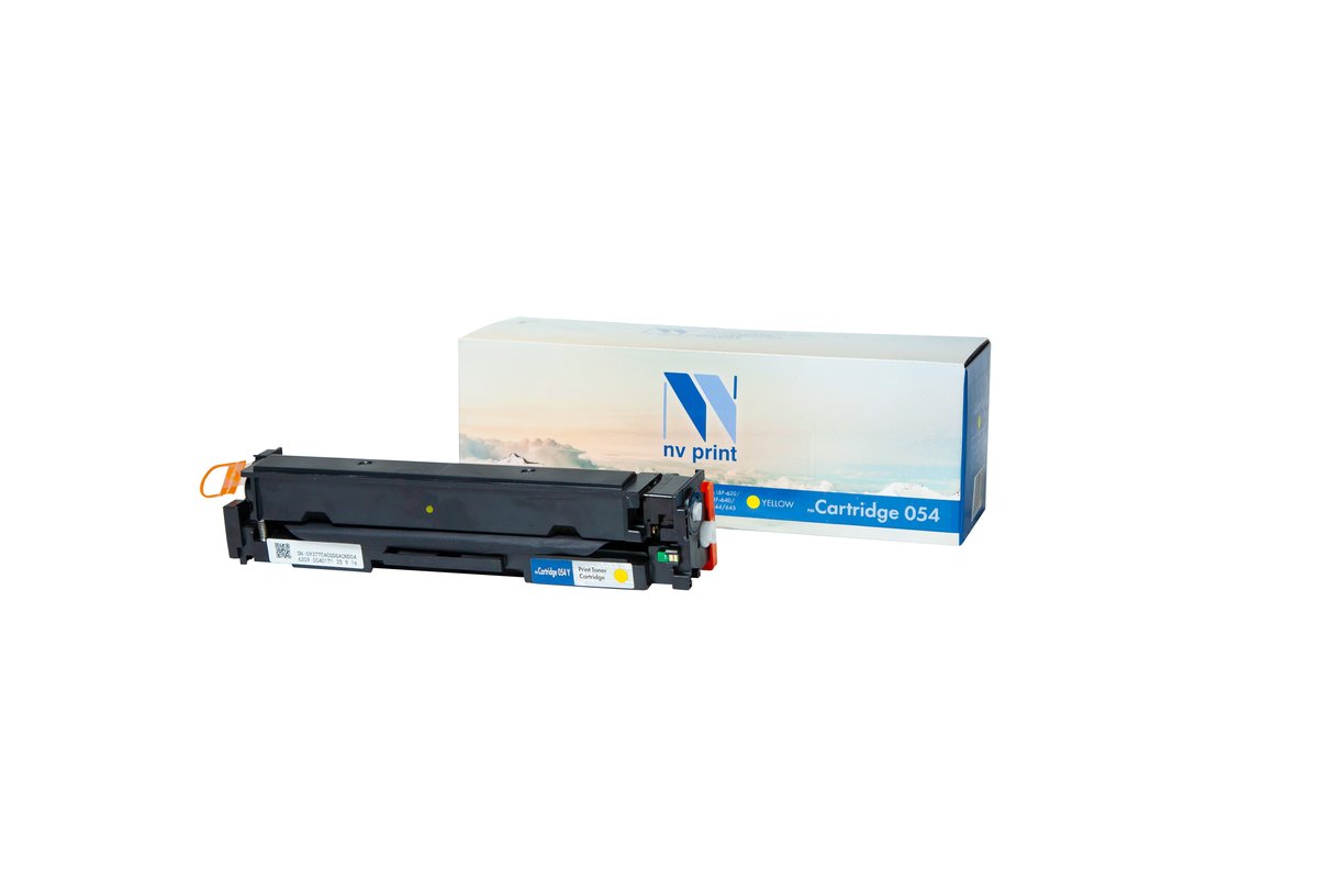 Картридж лазерный совместимый NVPrint NV-054 желтый для Canon i-Sensys LBP-620/621/623/640/MF-640/641/642/643/644/645 (1200k)