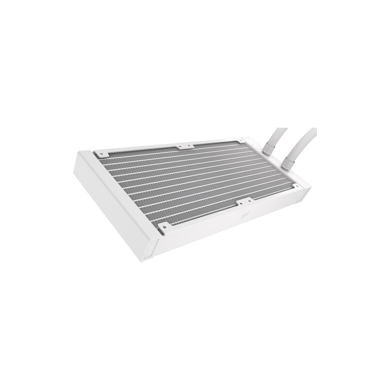 Система жидкостного охлаждения/ Water Cooling System Corsair NAUTILUS 240 ARGB (240mm, White, ARGB/ Fans: 2x120mm, 74.37CFM, 34dBA, 2100RPM/ S: 1851, 1700, AM5, AM4)