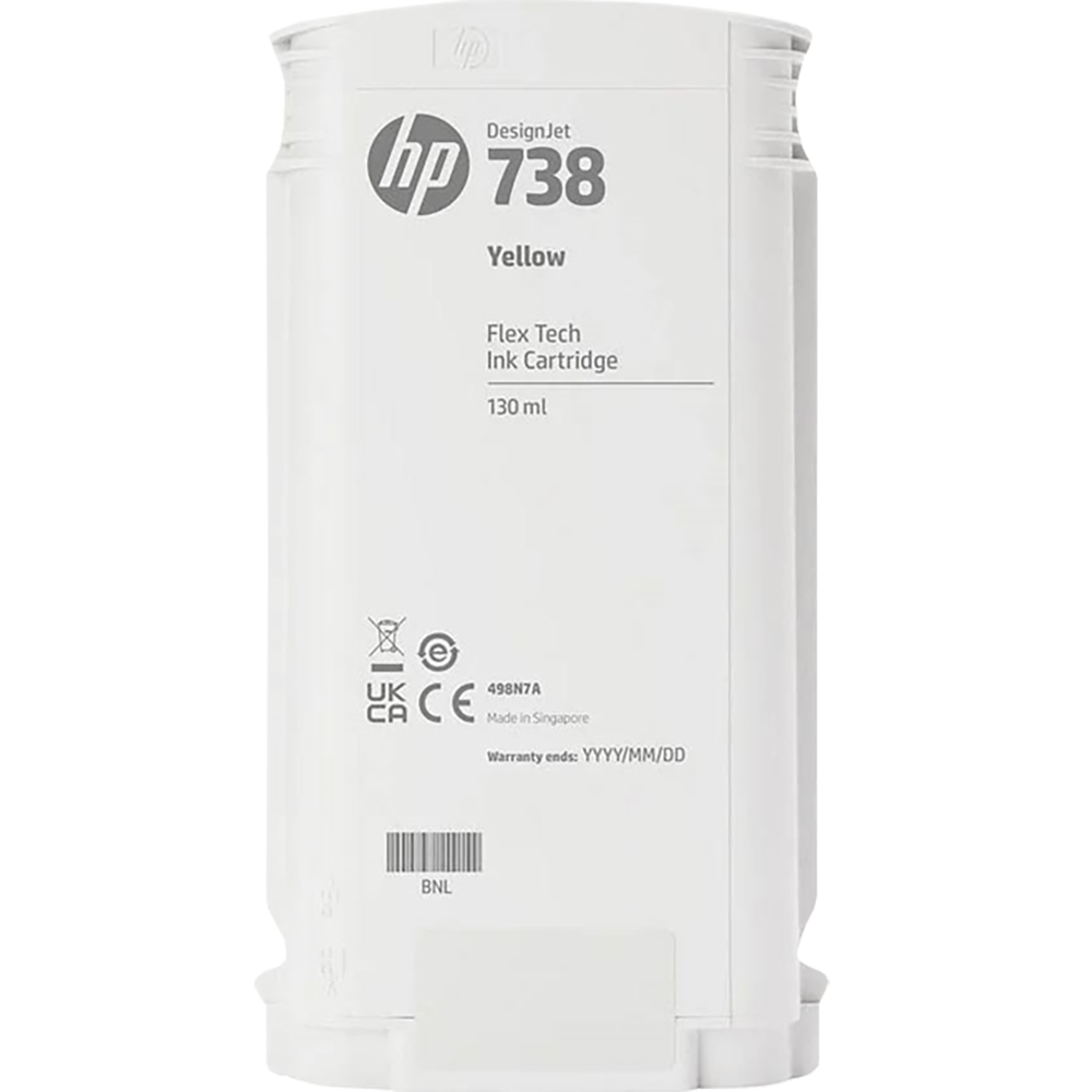 Картридж/ HP 738 130-ml Yellow DesignJet Ink Cartridge