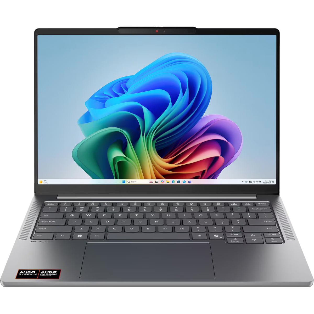 Ноутбук/ Lenovo IdeaPad Pro 5 14AGP11 14"(2880x1800 OLED)/AMD Ryzen AI 7 (Ghz)/24576Mb/1024PCISSDGb/noDVD/Int:AMD Radeon 860M(6144Mb)/Cam/BT/WiFi/100WHr/war 1y/1.43kg/luna grey/noOS + 100W, RU kbd