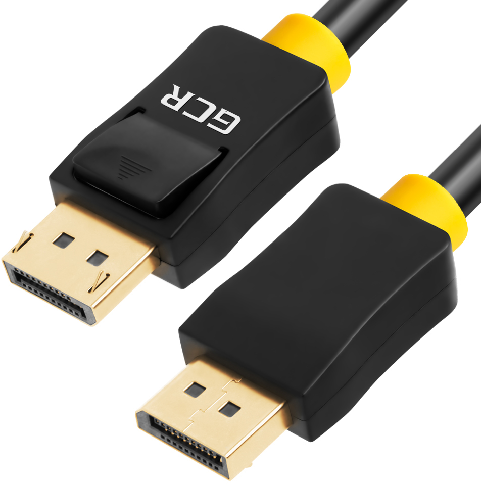 GCR Кабель PROF 5.0m DisplayPort v1.2, 19M/19M, черный, медь, 28/28 AWG