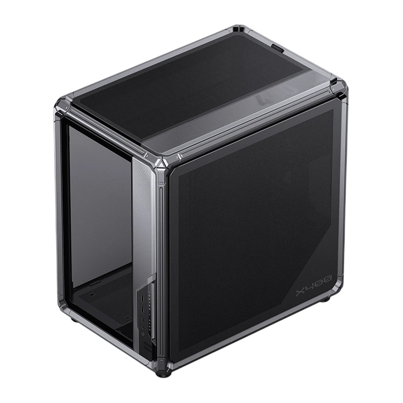 Корпус без блока питания/ Case JONSBO X400, Midi-Tower, TG, no fan, 2xUSB-A 3.0 + 1xUSB-C 3.2, ATX, mATX, mITX Grey