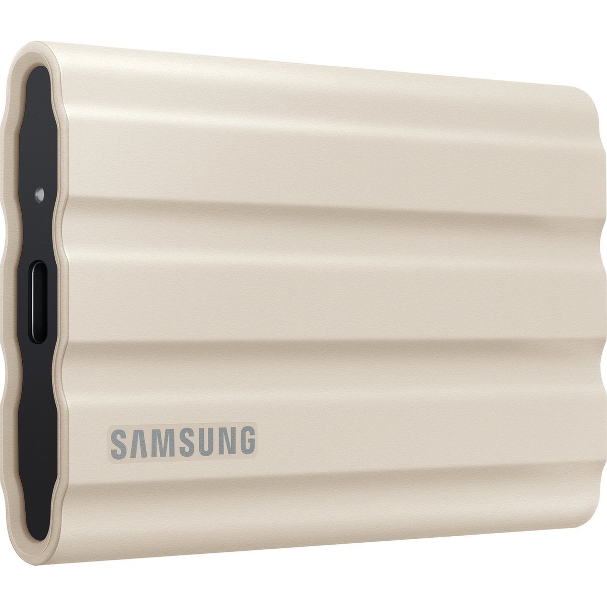 Внешние HDD и SSD/ Samsung External SSD T7 Shield, 1TB, Type C-to-C/A, USB 3.2 Gen2, R/W 1050/1000MB/s, IP65, 88x59x13mm, 98g, Beige (12 мес.)