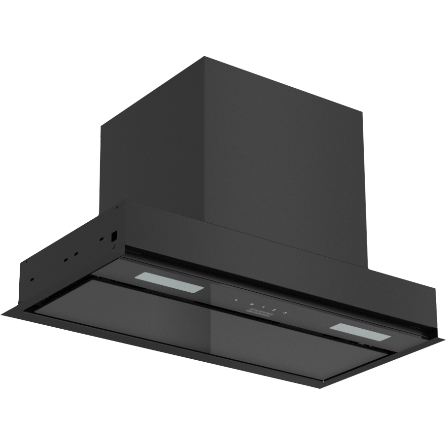 Вытяжка Franke 305.0738.600/ Best, Вытяжка EVO 60 BK, Встраиваемая вытяжка, воздухопроизводительность 1000 м3/ч, периметральное всасывание, сенсорное управление, пульт ДУ в комплекте, таймер остаточного хода, низковольтная панель - позволяет установить вытяжку ближе к варочной панели (53 см от газовой варочной панели, 47 см от электрической варочной панели), LED, цвет: черный
