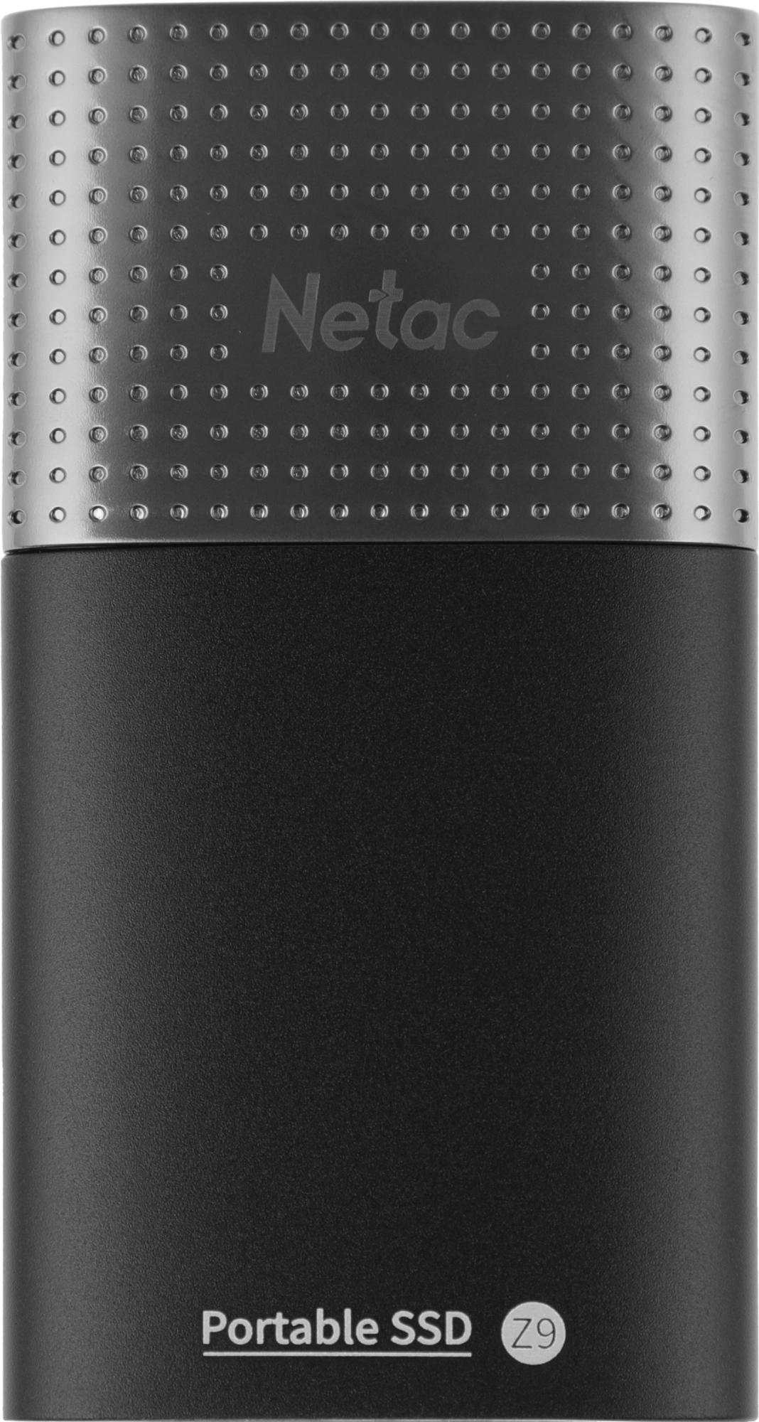 SSD накопитель Netac Z9 2TB USB 3.2 Gen 2 Type-C External SSD, R/W up to 550MB/480MB/s,with USB-C to USB-A cable and USB-A to USB-C adapter 3Y wty